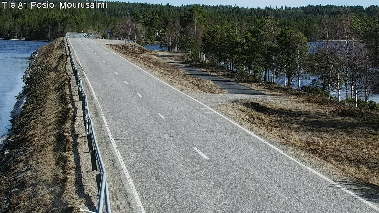Kelikamerat Kuva Tie 81 Posio, Mourusalmi, Posio, Lappi