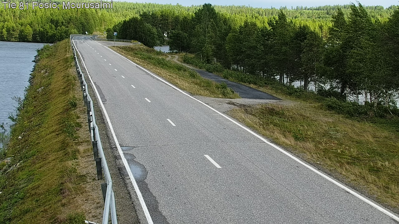 Kelikamerat Kuva Tie 81 Posio, Mourusalmi, Posio, Lappi