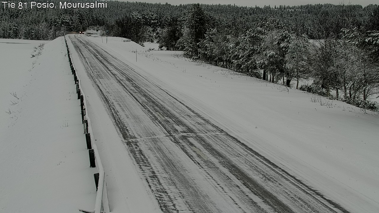 Kelikamerat Kuva Tie 81 Posio, Mourusalmi, Posio, Lappi