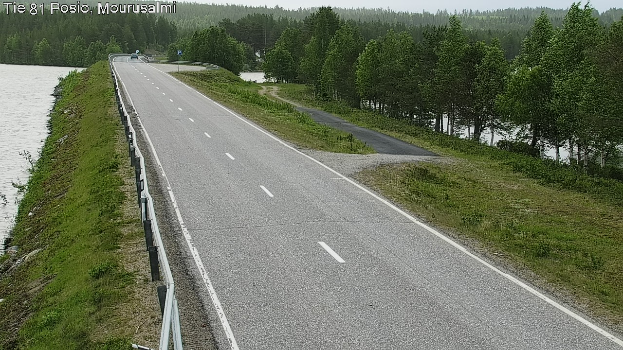 Kelikamerat Kuva Tie 81 Posio, Mourusalmi, Posio, Lappi