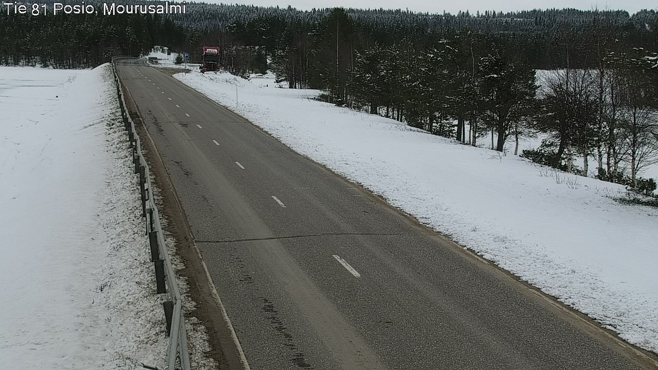Weather Camera Image Road 81 Posio, Mourusalmi, Posio, Lappi