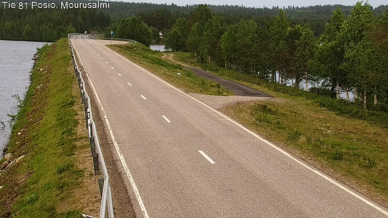 Kelikamerat Kuva Tie 81 Posio, Mourusalmi, Posio, Lappi