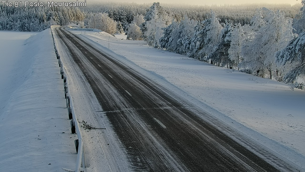 Weather Camera Image Road 81 Posio, Mourusalmi, Posio, Lappi