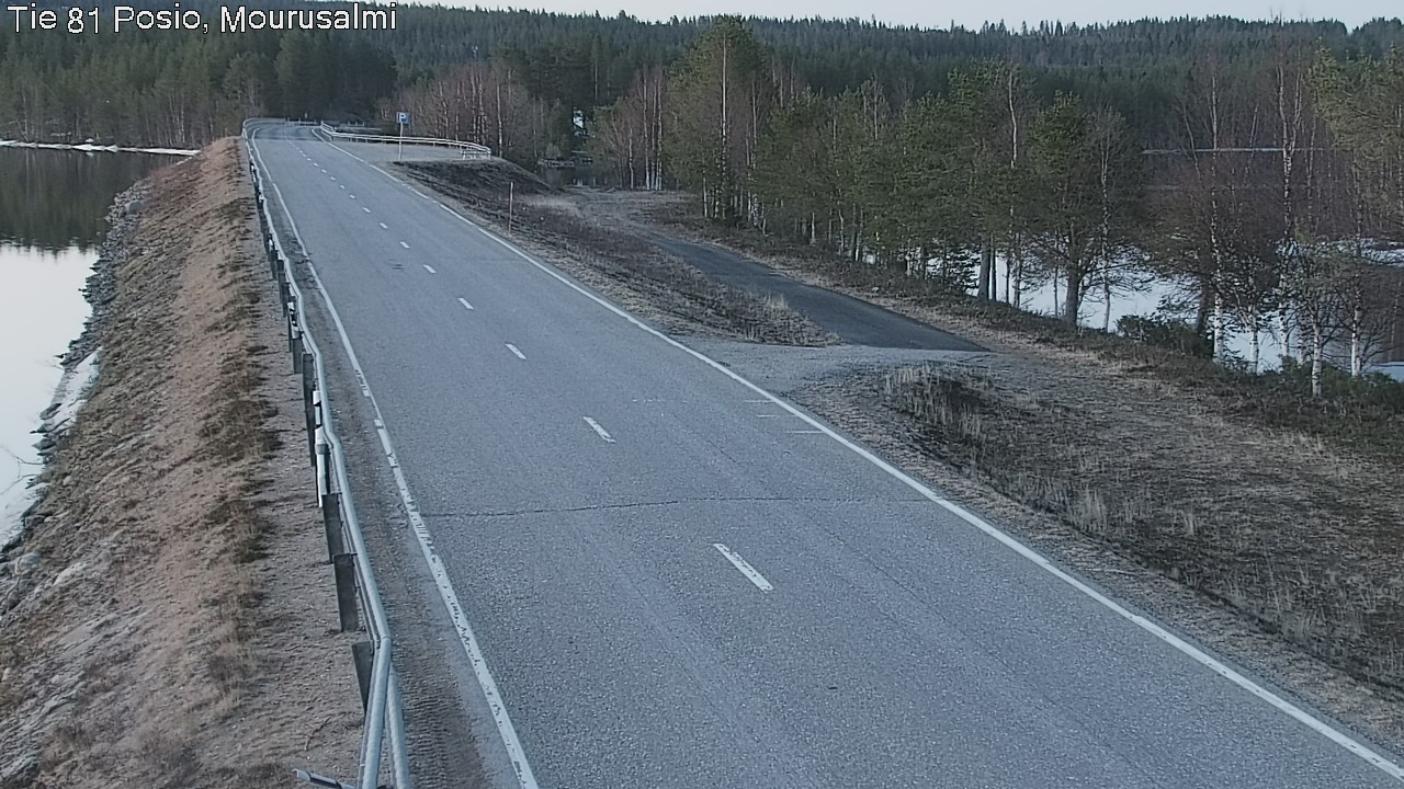 Weather Camera Image Road 81 Posio, Mourusalmi, Posio, Lappi