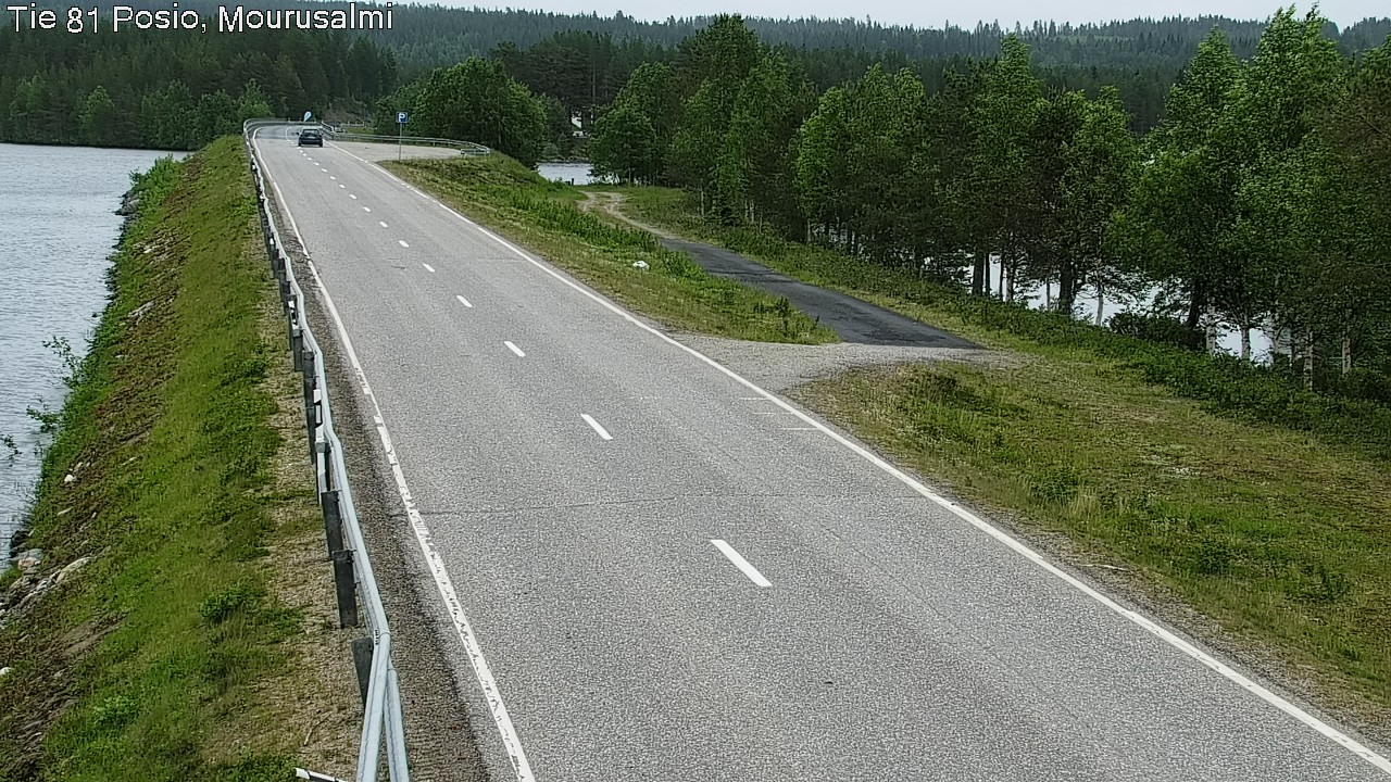 Kelikamerat Kuva Tie 81 Posio, Mourusalmi, Posio, Lappi