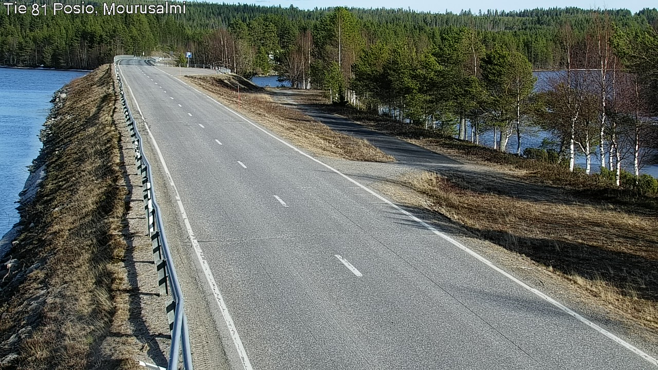 Kelikamerat Kuva Tie 81 Posio, Mourusalmi, Posio, Lappi