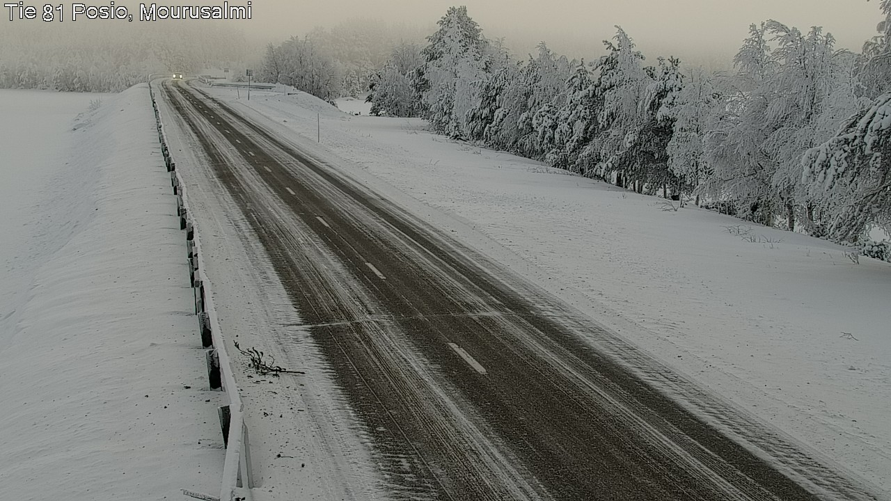 Kelikamerat Kuva Tie 81 Posio, Mourusalmi, Posio, Lappi