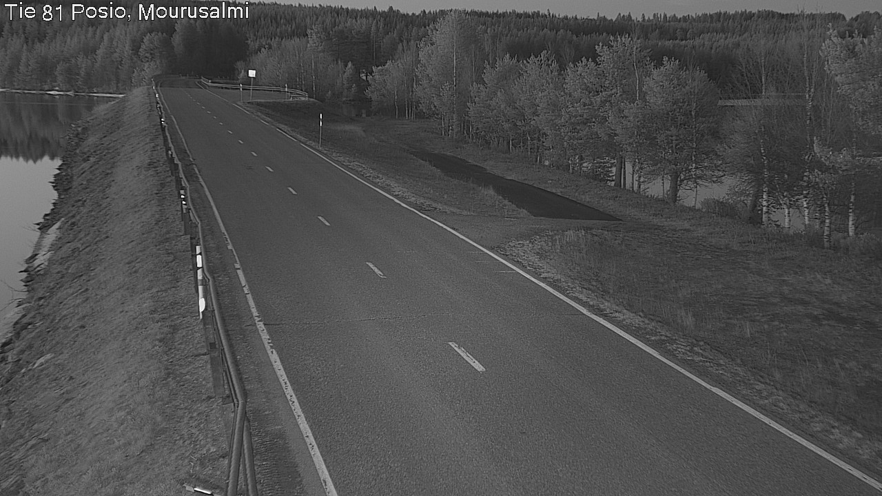 Weather Camera Image Road 81 Posio, Mourusalmi, Posio, Lappi