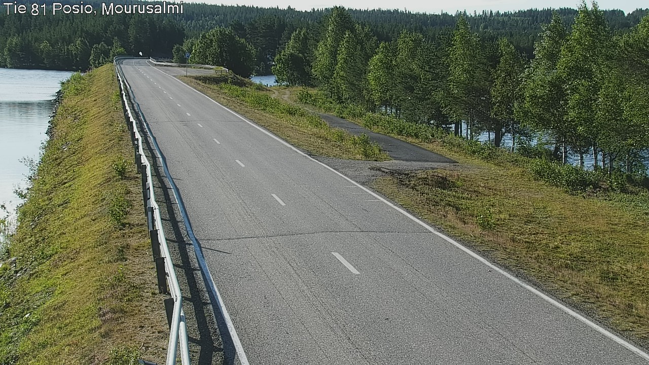 Weather Camera Image Road 81 Posio, Mourusalmi, Posio, Lappi