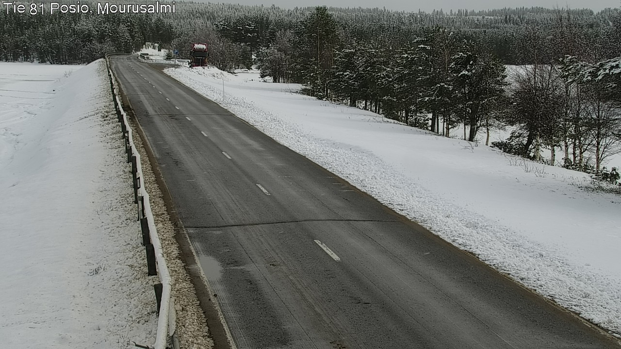 Kelikamerat Kuva Tie 81 Posio, Mourusalmi, Posio, Lappi