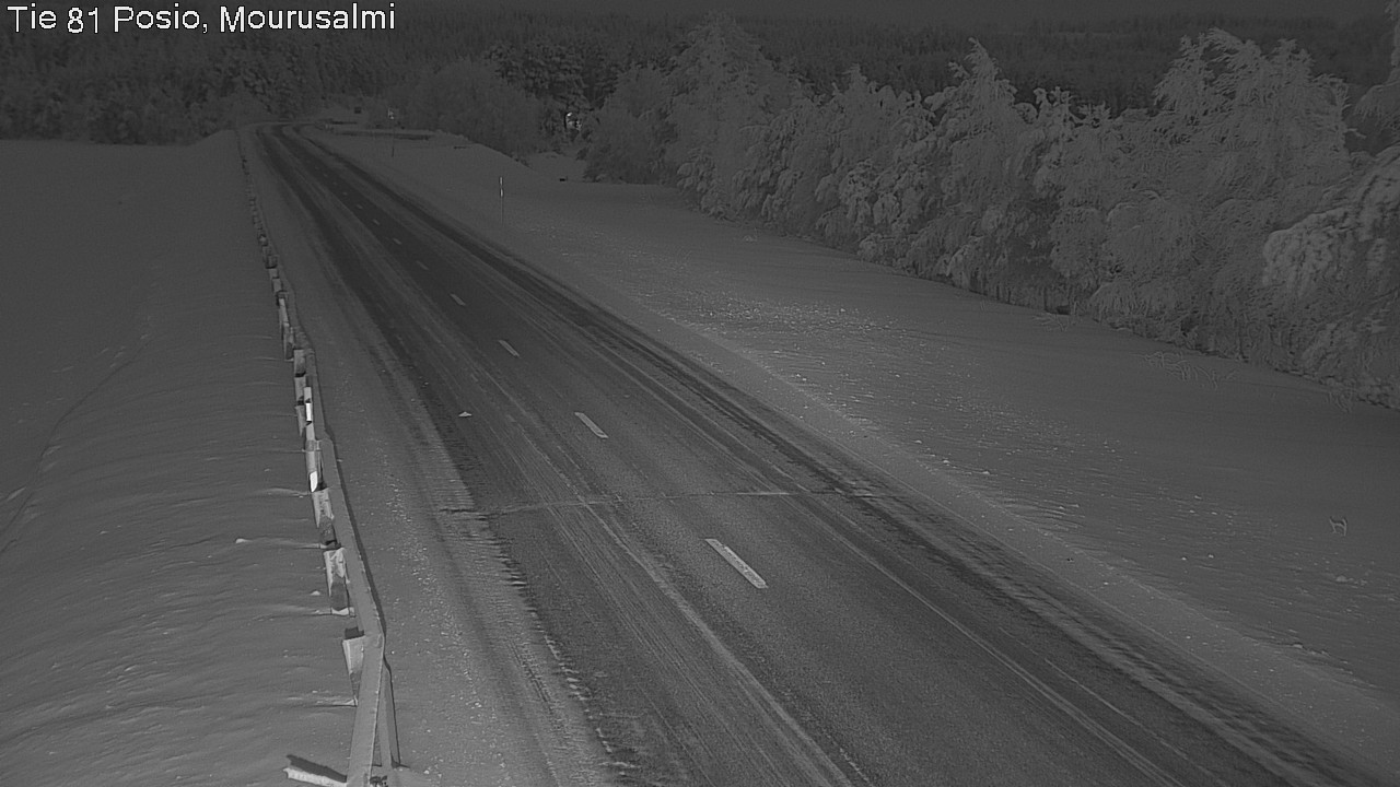 Kelikamerat Kuva Tie 81 Posio, Mourusalmi, Posio, Lappi