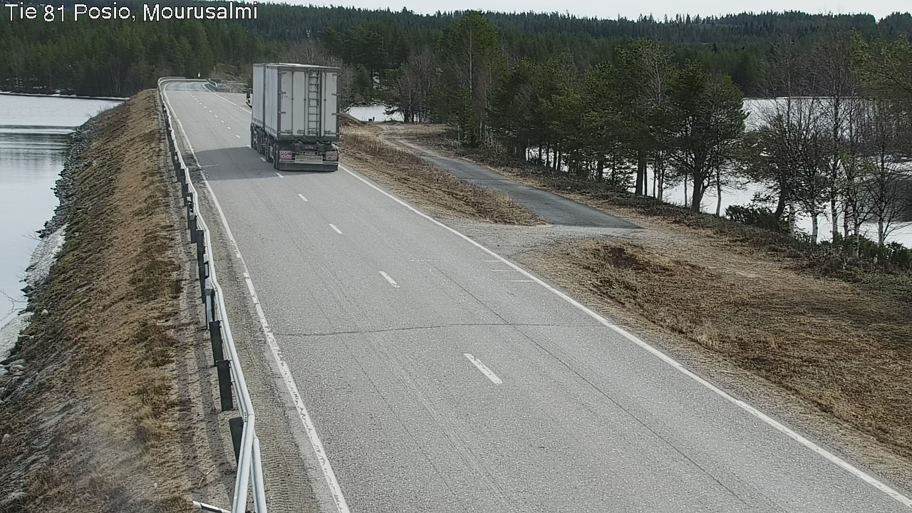 Kelikamerat Kuva Tie 81 Posio, Mourusalmi, Posio, Lappi