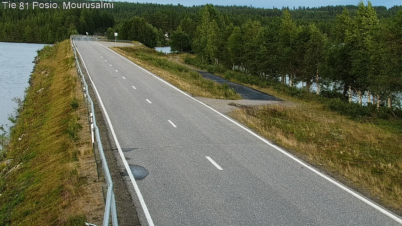 Kelikamerat Kuva Tie 81 Posio, Mourusalmi, Posio, Lappi
