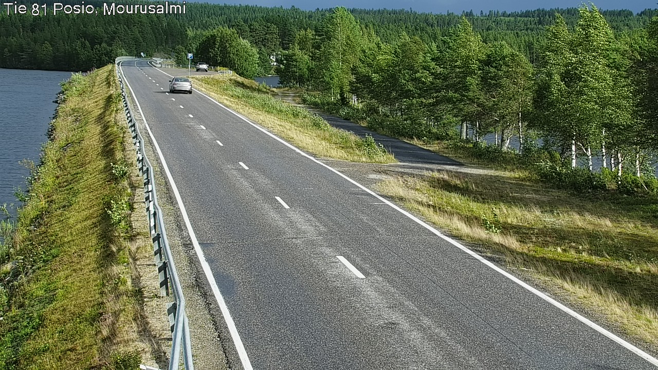 Kelikamerat Kuva Tie 81 Posio, Mourusalmi, Posio, Lappi