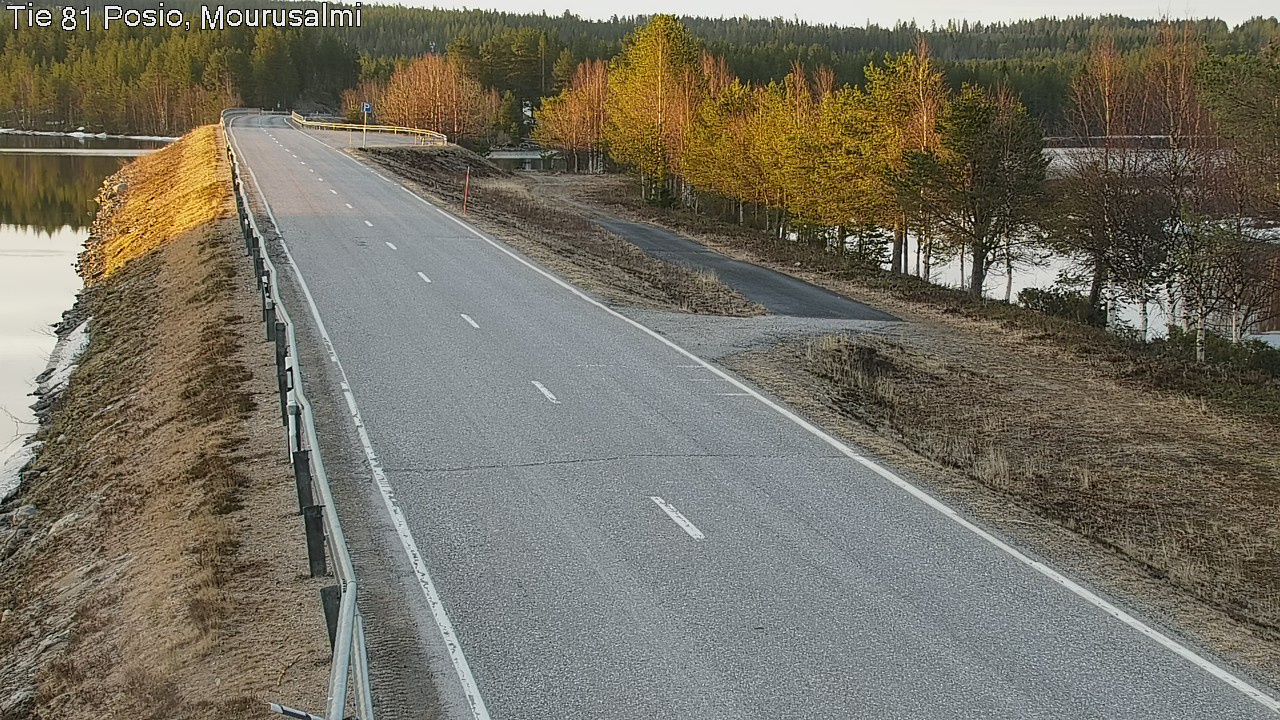 Weather Camera Image Road 81 Posio, Mourusalmi, Posio, Lappi