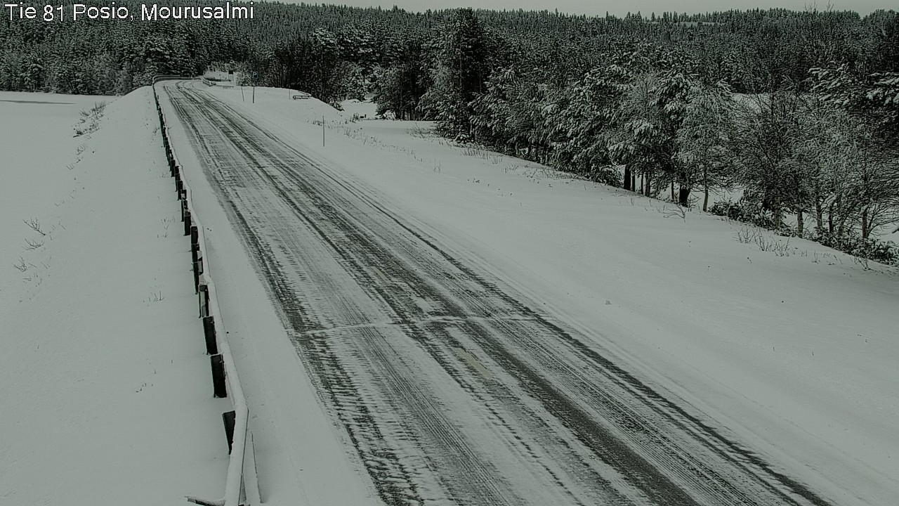 Kelikamerat Kuva Tie 81 Posio, Mourusalmi, Posio, Lappi