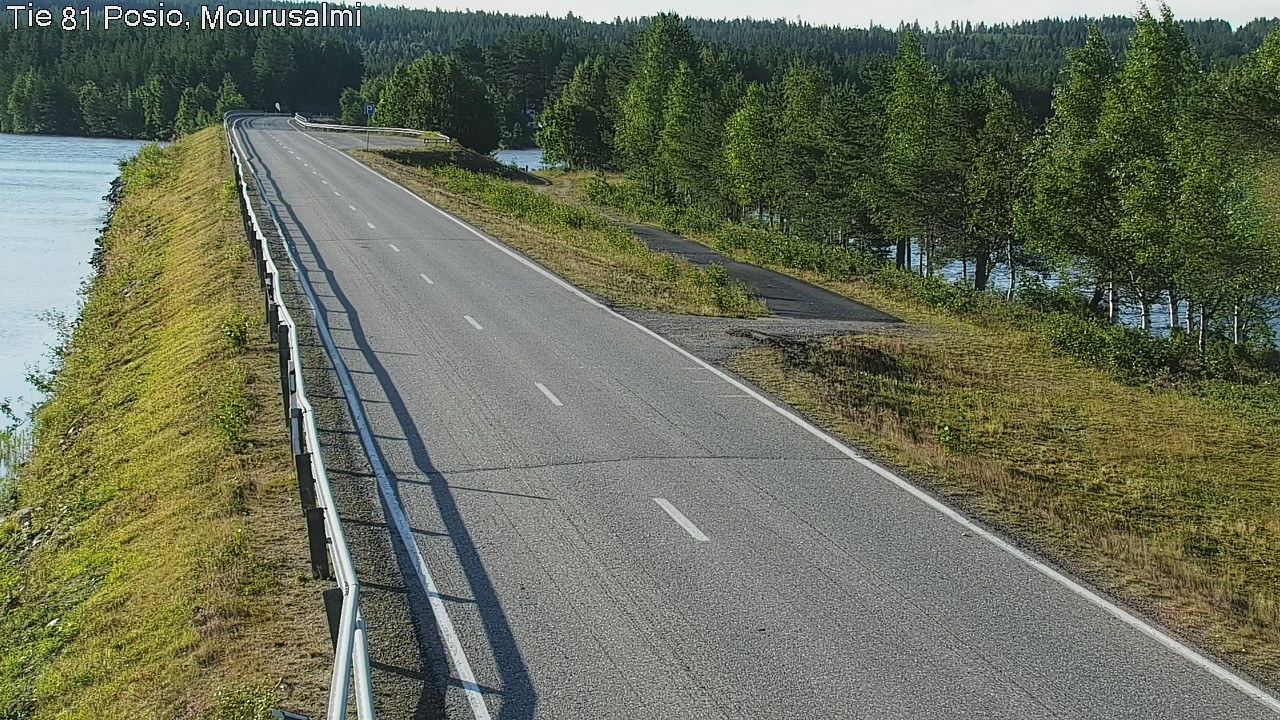 Weather Camera Image Väg 81 Posio, Mourusalmi, Posio, Lappi