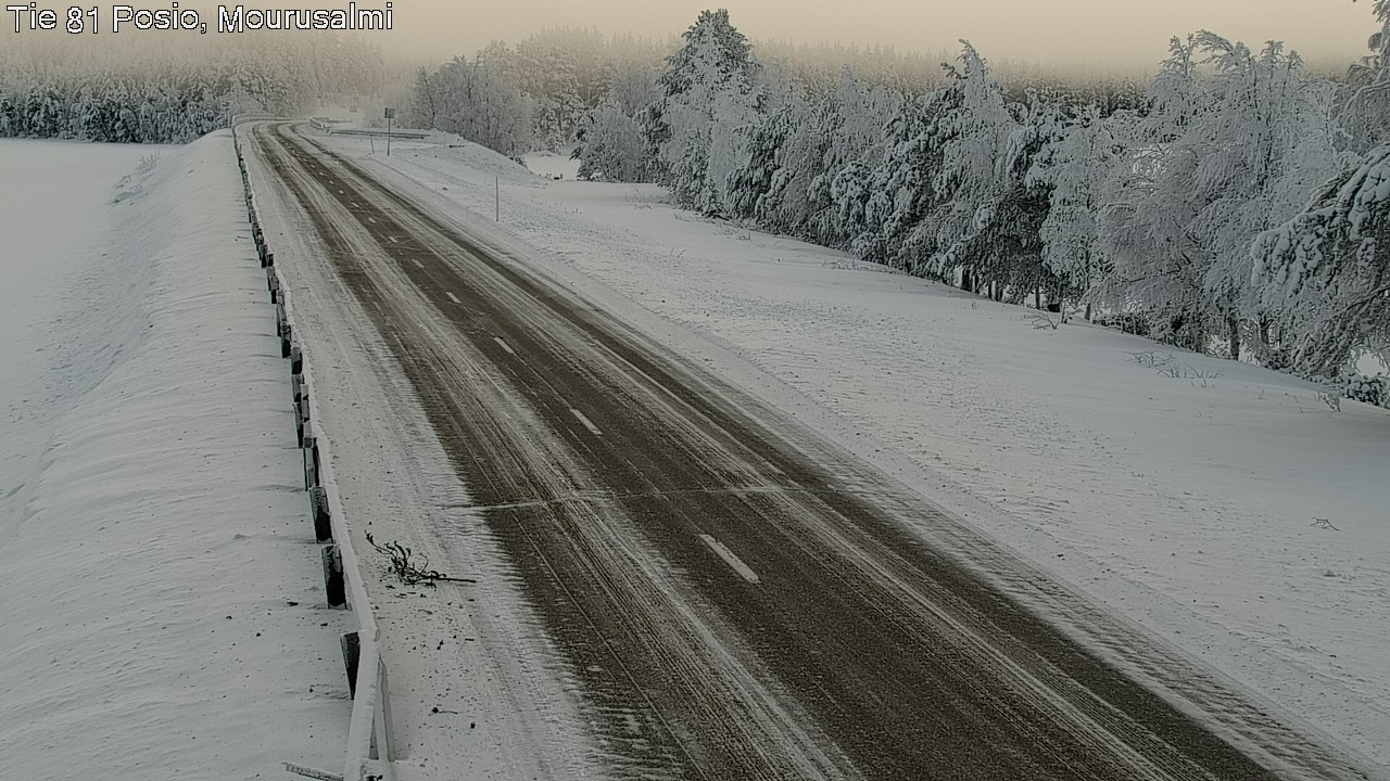 Kelikamerat Kuva Tie 81 Posio, Mourusalmi, Posio, Lappi