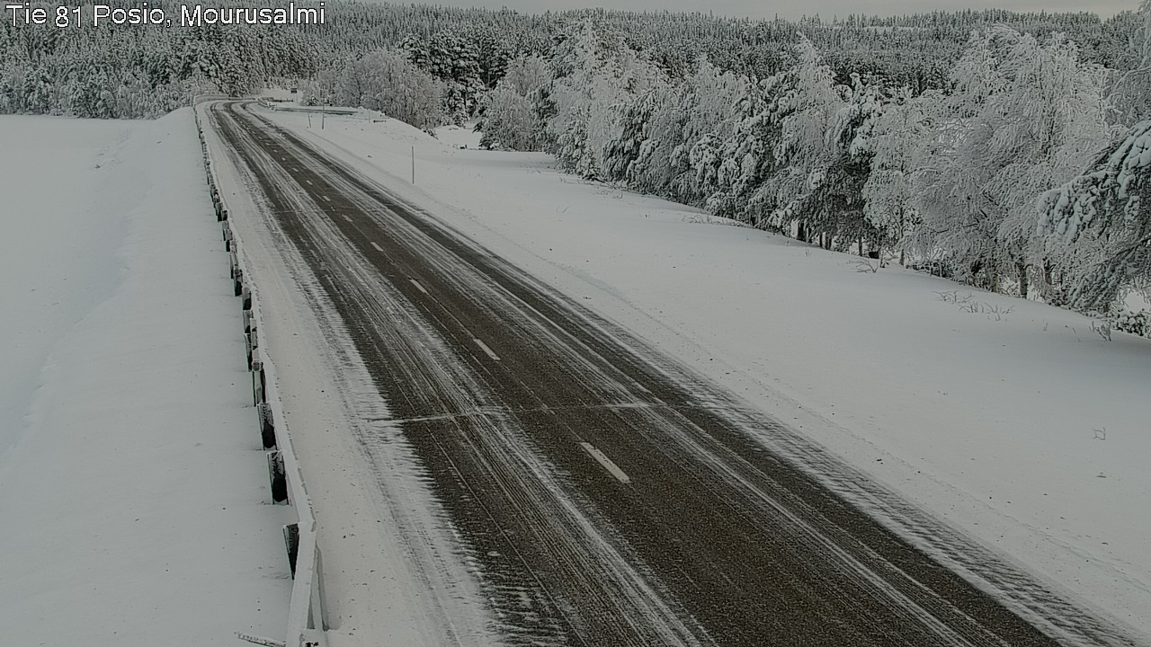 Kelikamerat Kuva Tie 81 Posio, Mourusalmi, Posio, Lappi
