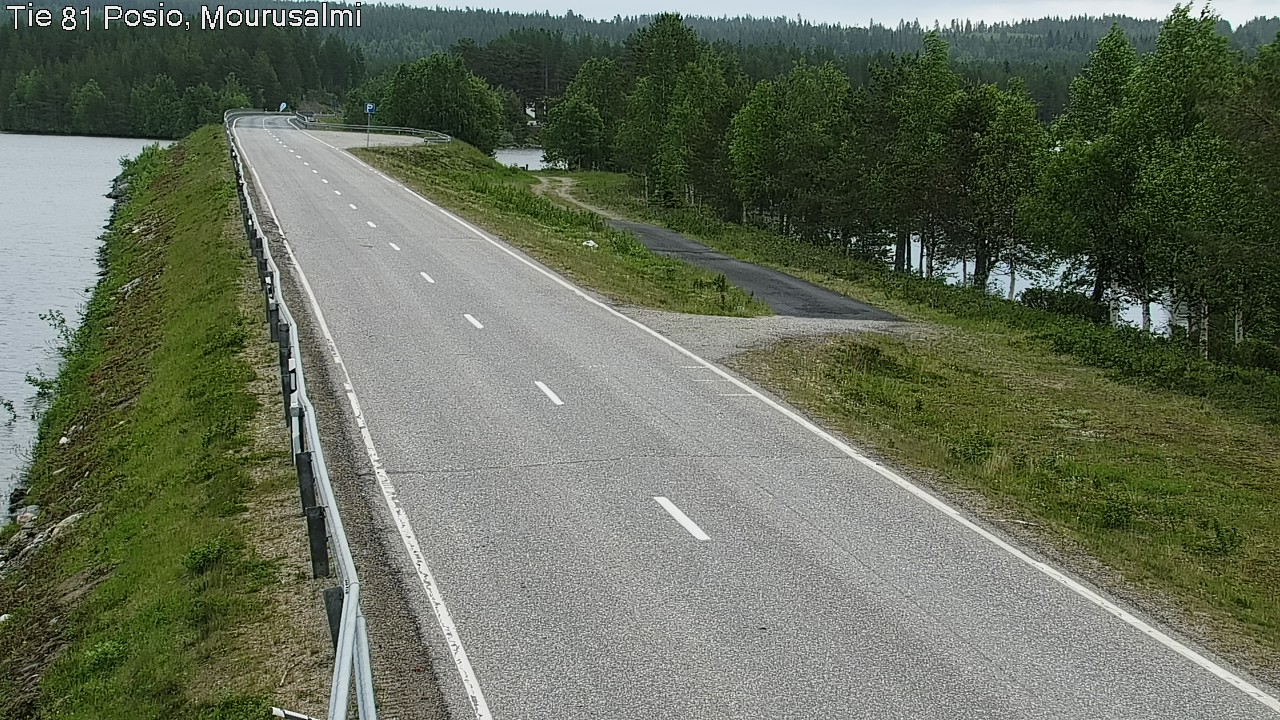 Kelikamerat Kuva Tie 81 Posio, Mourusalmi, Posio, Lappi