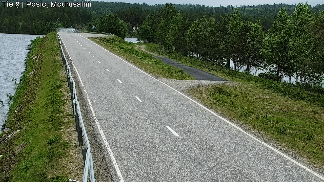 Weather Camera Image Väg 81 Posio, Mourusalmi, Posio, Lappi