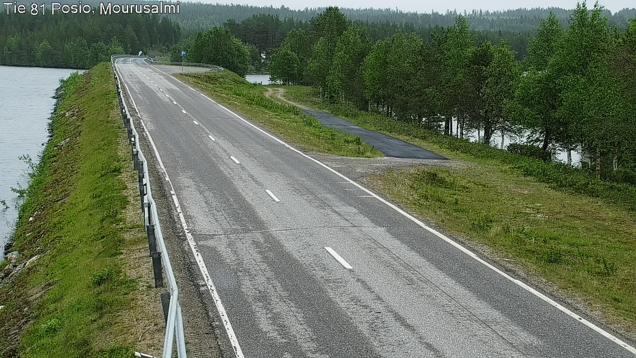 Kelikamerat Kuva Tie 81 Posio, Mourusalmi, Posio, Lappi