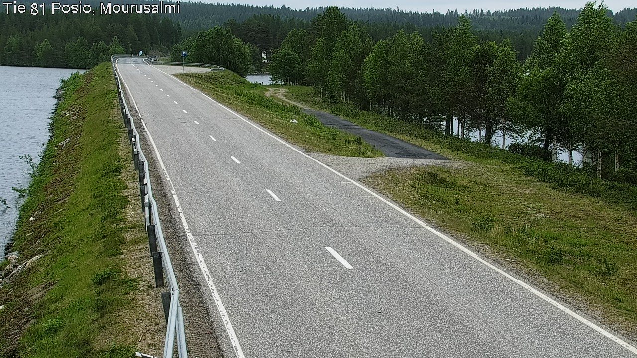 Kelikamerat Kuva Tie 81 Posio, Mourusalmi, Posio, Lappi