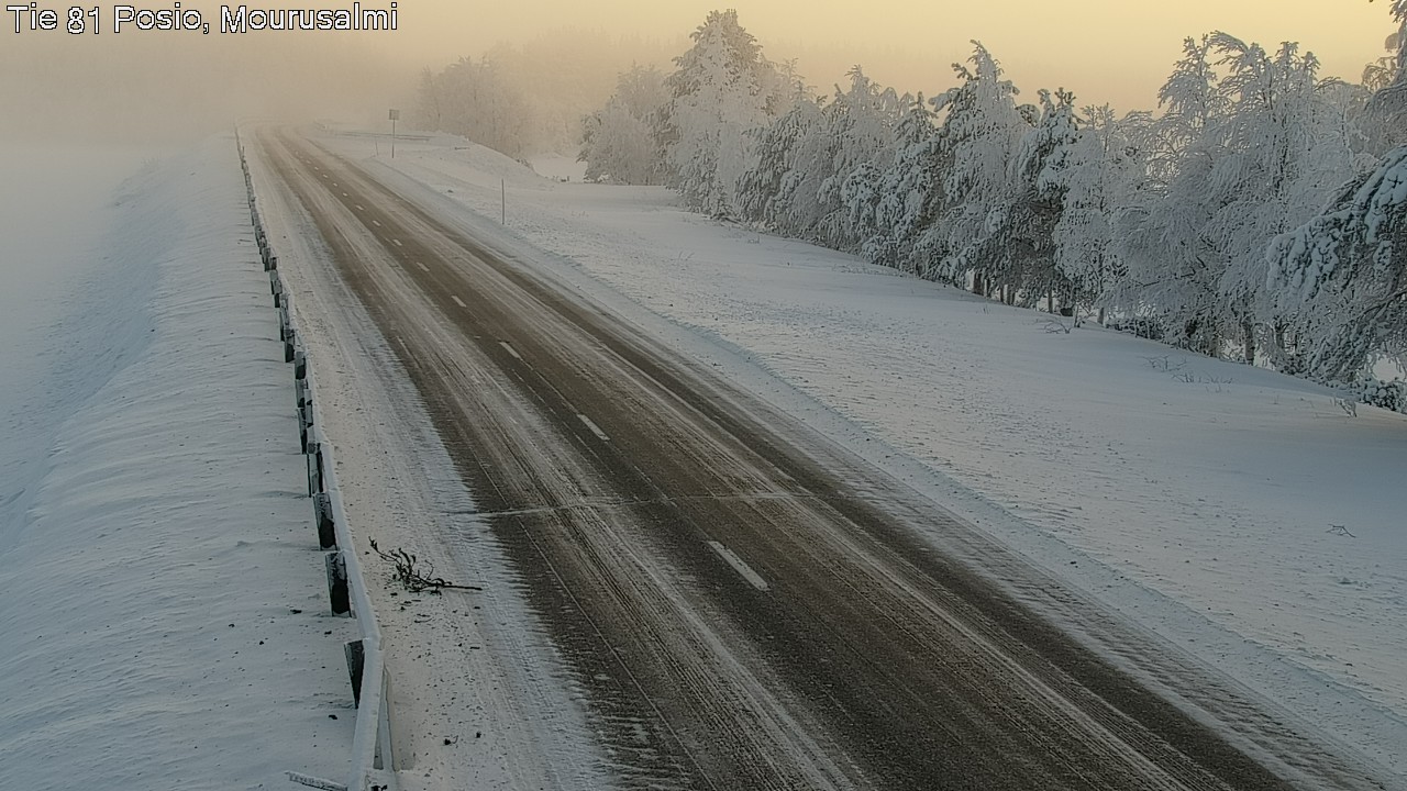Weather Camera Image Road 81 Posio, Mourusalmi, Posio, Lappi
