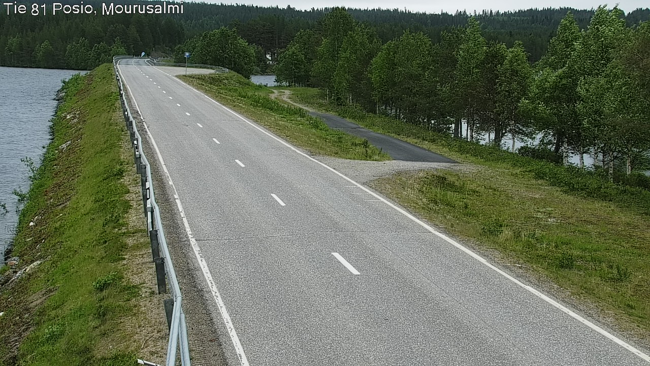 Weather Camera Image Väg 81 Posio, Mourusalmi, Posio, Lappi