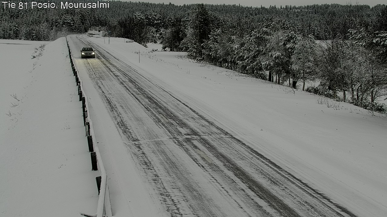 Kelikamerat Kuva Tie 81 Posio, Mourusalmi, Posio, Lappi