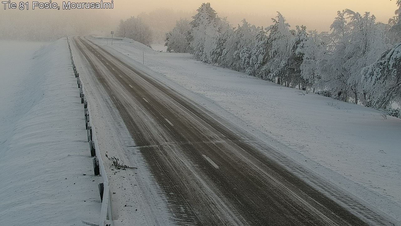 Weather Camera Image Road 81 Posio, Mourusalmi, Posio, Lappi