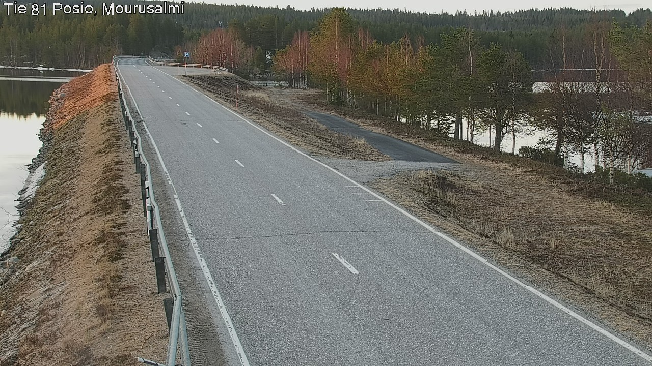 Weather Camera Image Road 81 Posio, Mourusalmi, Posio, Lappi