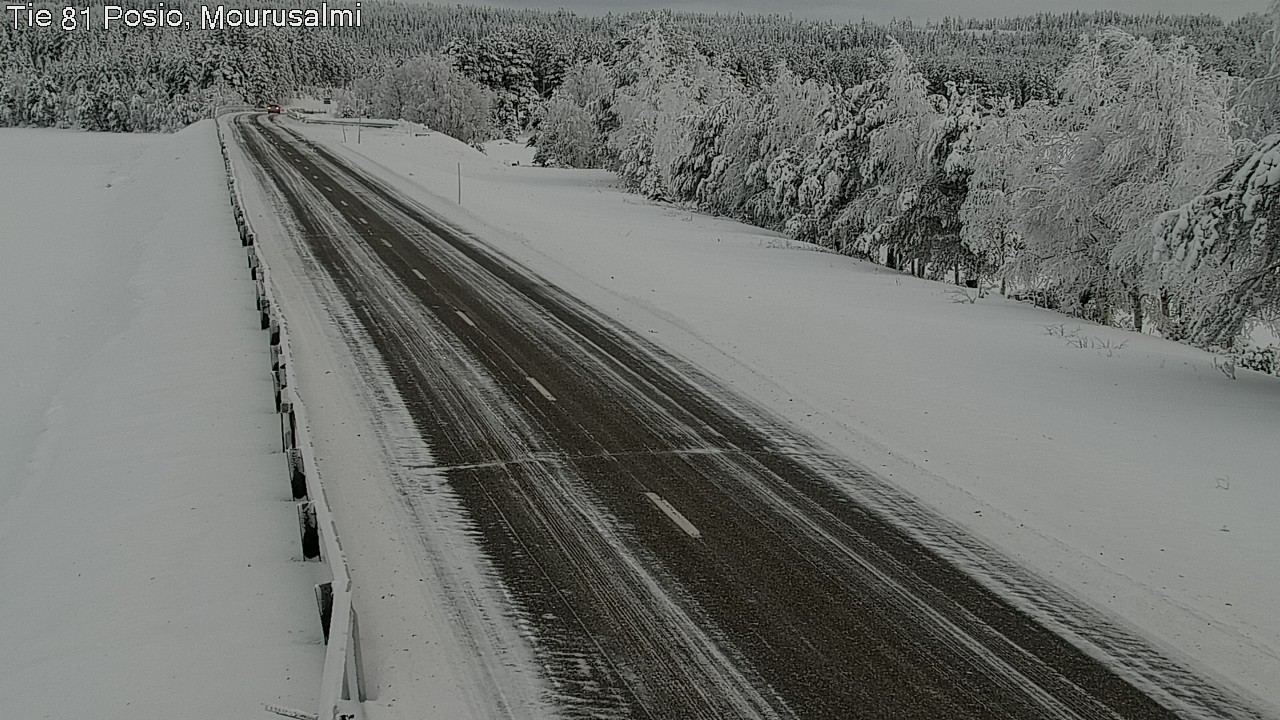 Kelikamerat Kuva Tie 81 Posio, Mourusalmi, Posio, Lappi