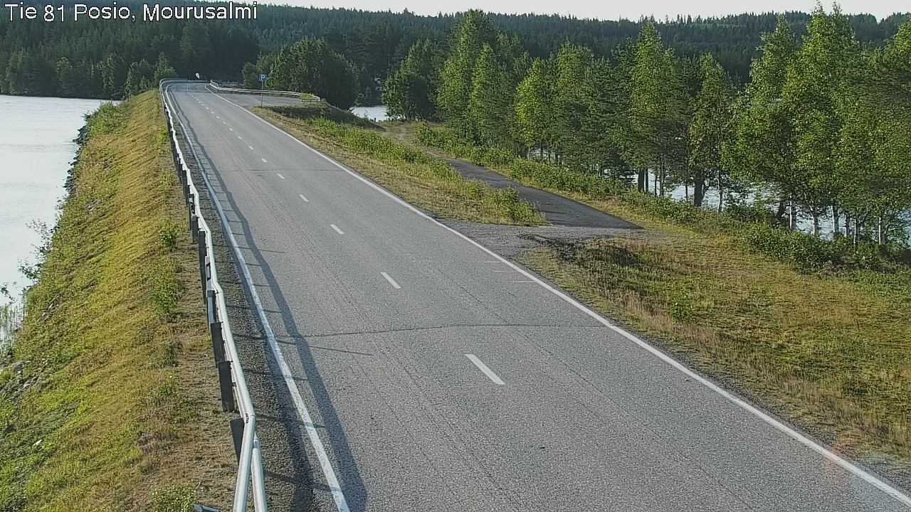 Weather Camera Image Väg 81 Posio, Mourusalmi, Posio, Lappi