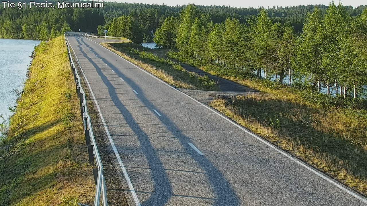 Kelikamerat Kuva Tie 81 Posio, Mourusalmi, Posio, Lappi