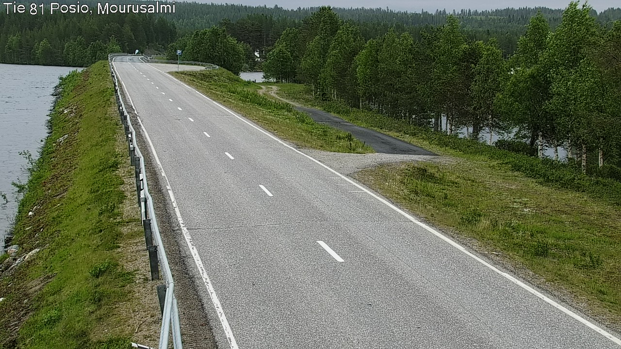 Kelikamerat Kuva Tie 81 Posio, Mourusalmi, Posio, Lappi