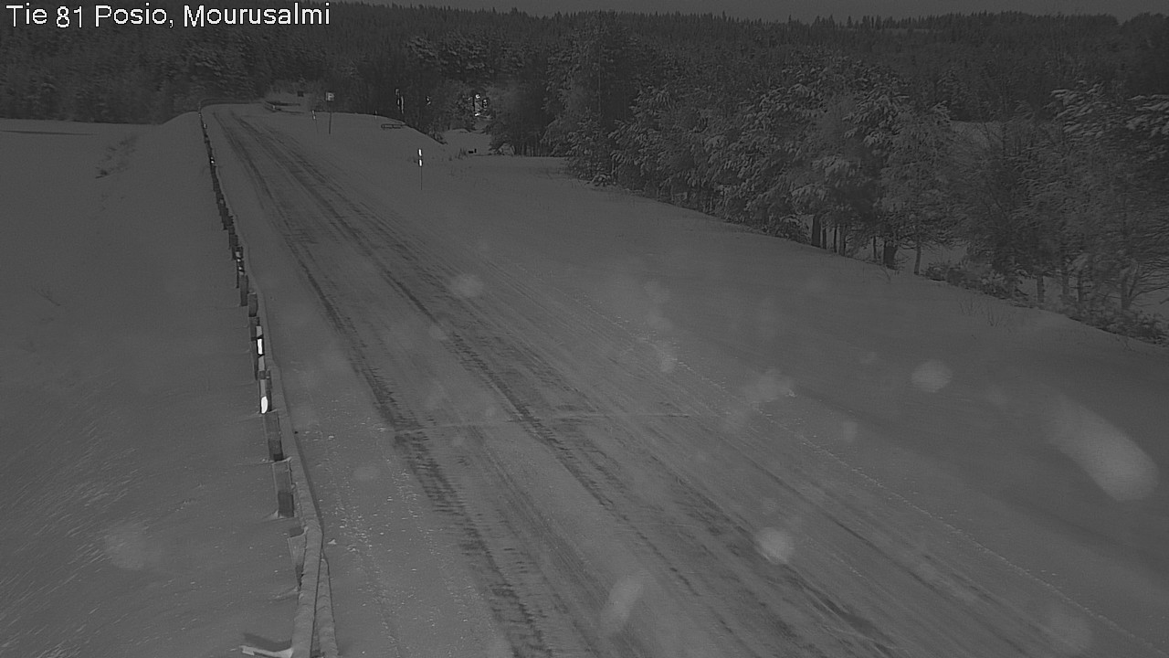 Kelikamerat Kuva Tie 81 Posio, Mourusalmi, Posio, Lappi