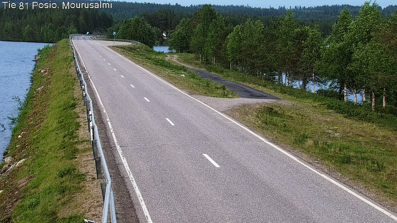 Kelikamerat Kuva Tie 81 Posio, Mourusalmi, Posio, Lappi