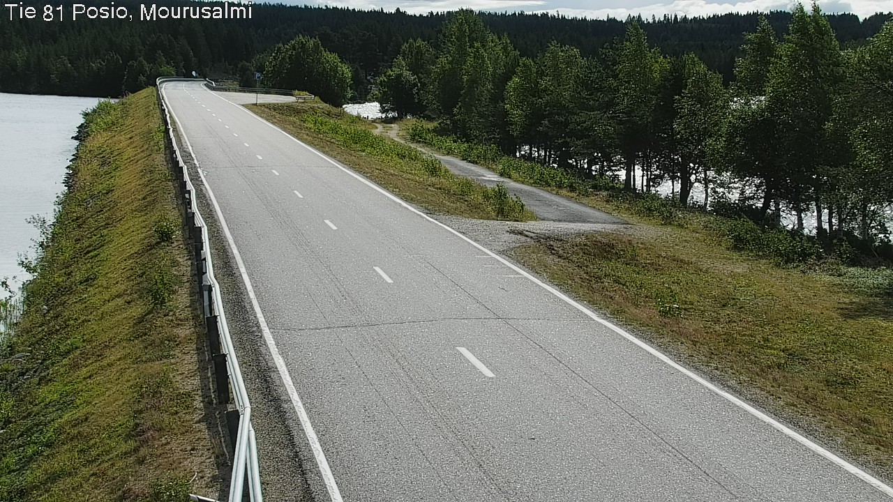 Weather Camera Image Väg 81 Posio, Mourusalmi, Posio, Lappi
