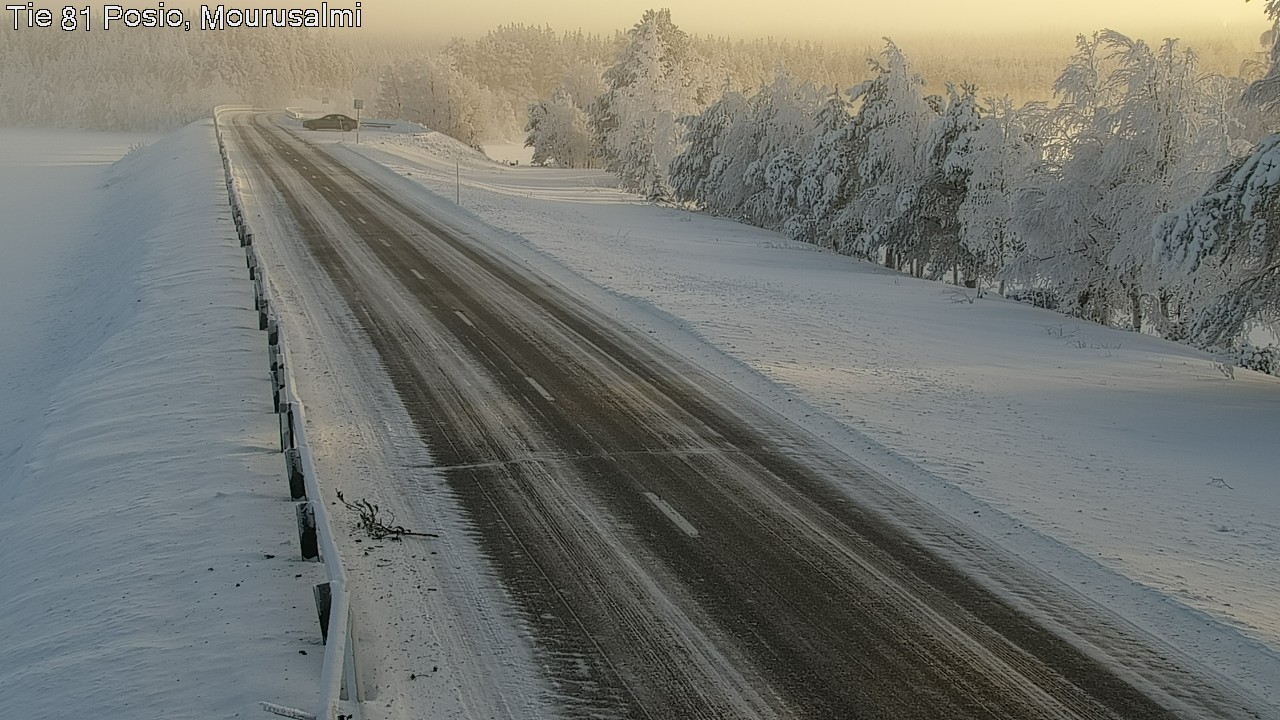Weather Camera Image Road 81 Posio, Mourusalmi, Posio, Lappi