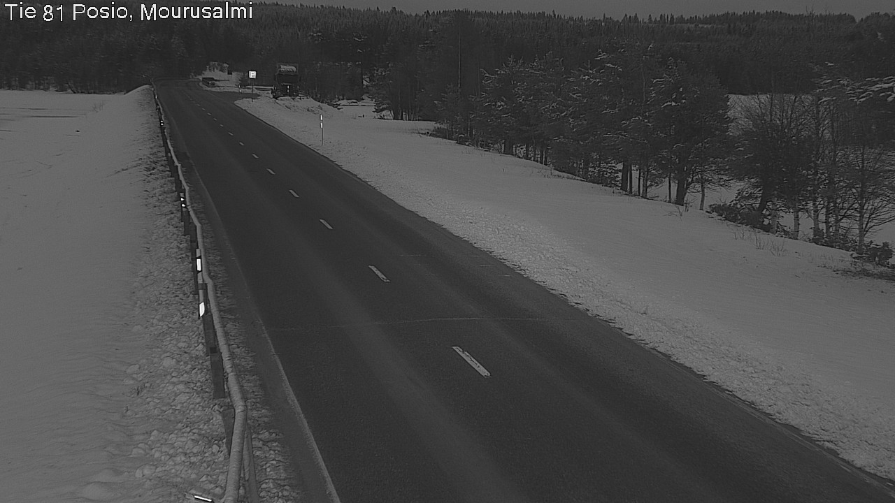 Kelikamerat Kuva Tie 81 Posio, Mourusalmi, Posio, Lappi