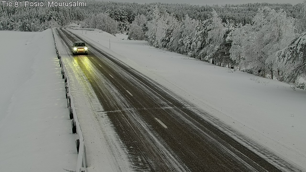 Kelikamerat Kuva Tie 81 Posio, Mourusalmi, Posio, Lappi