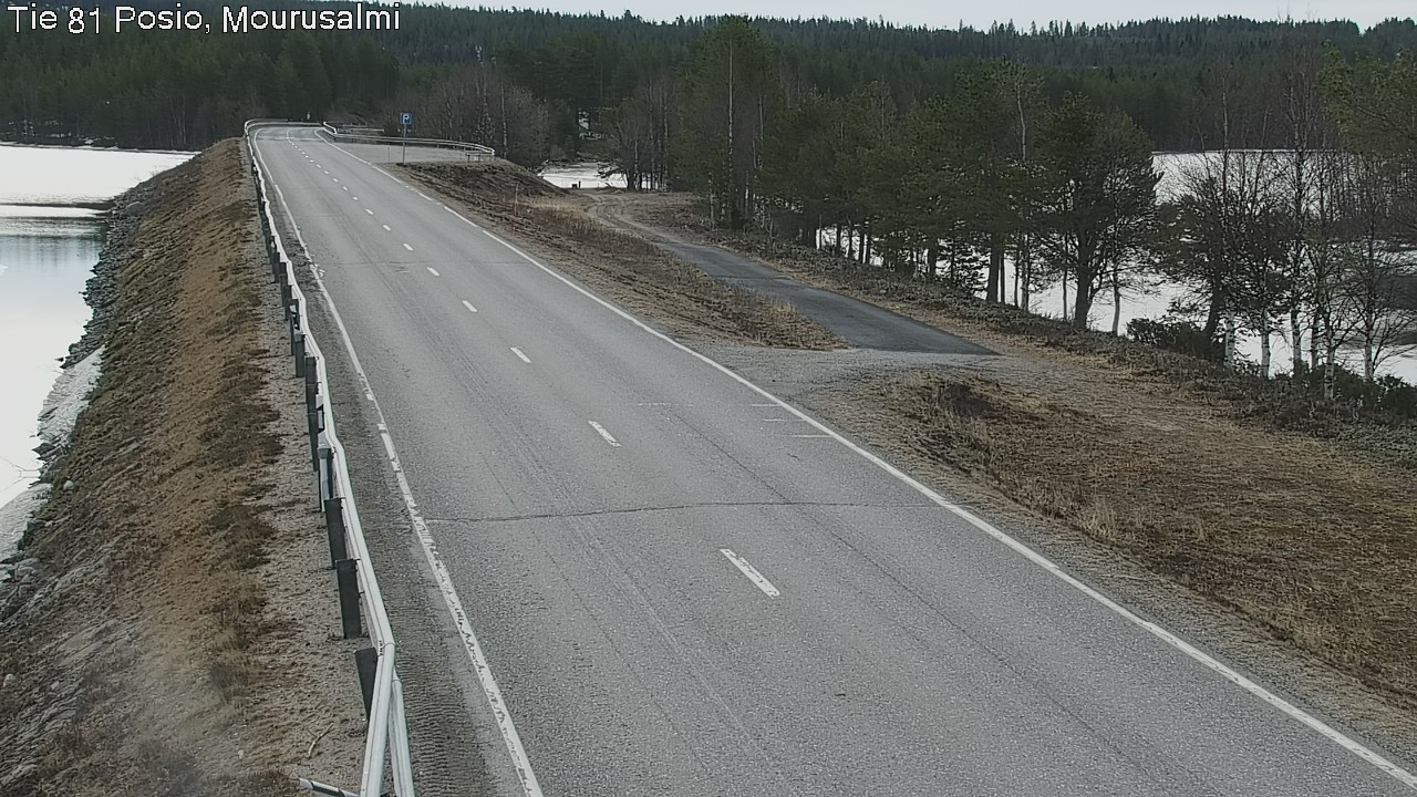 Kelikamerat Kuva Tie 81 Posio, Mourusalmi, Posio, Lappi