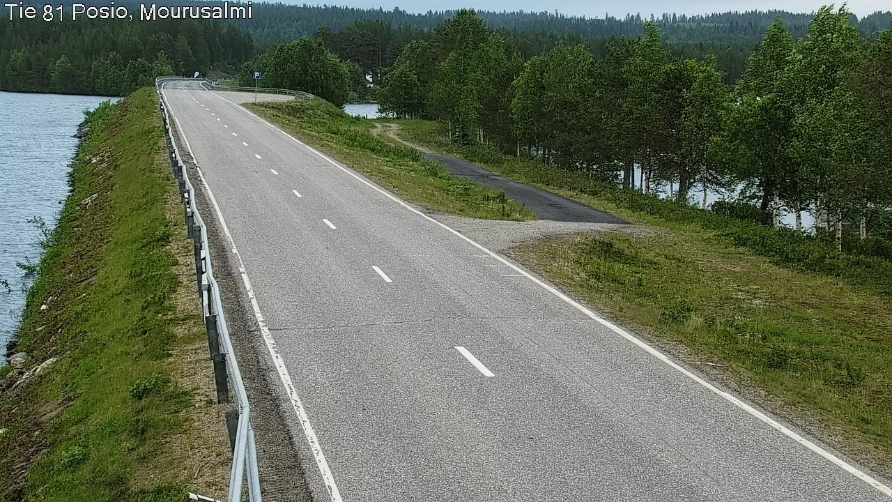 Kelikamerat Kuva Tie 81 Posio, Mourusalmi, Posio, Lappi
