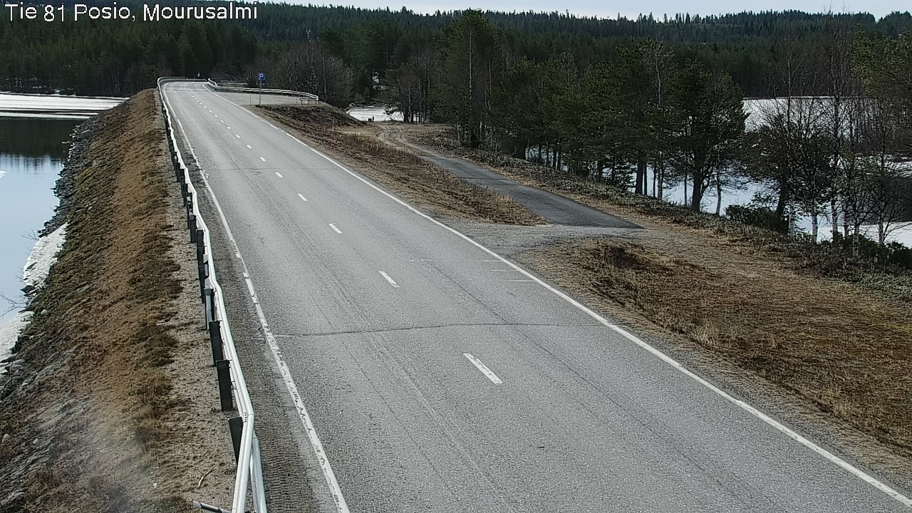 Kelikamerat Kuva Tie 81 Posio, Mourusalmi, Posio, Lappi