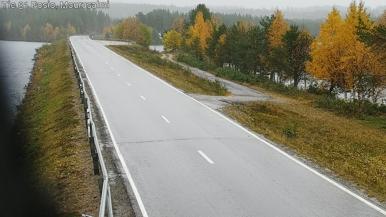 Weather Camera Image Road 81 Posio, Mourusalmi, Posio, Lappi