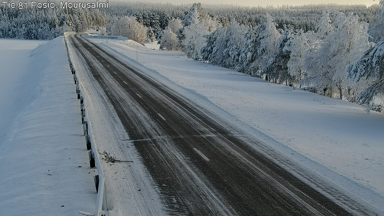 Weather Camera Image Road 81 Posio, Mourusalmi, Posio, Lappi
