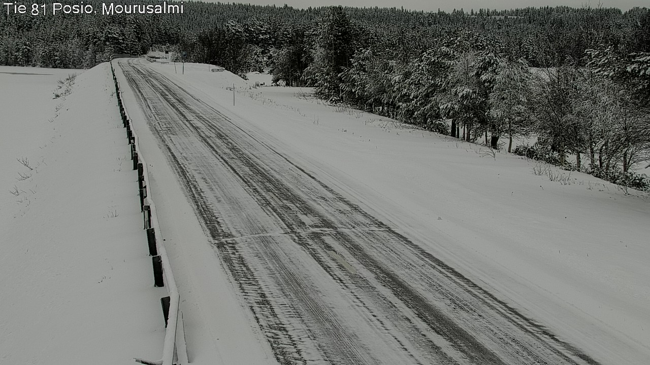 Kelikamerat Kuva Tie 81 Posio, Mourusalmi, Posio, Lappi
