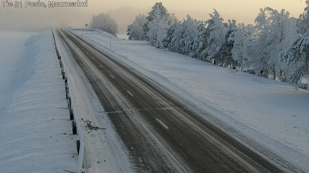 Weather Camera Image Road 81 Posio, Mourusalmi, Posio, Lappi