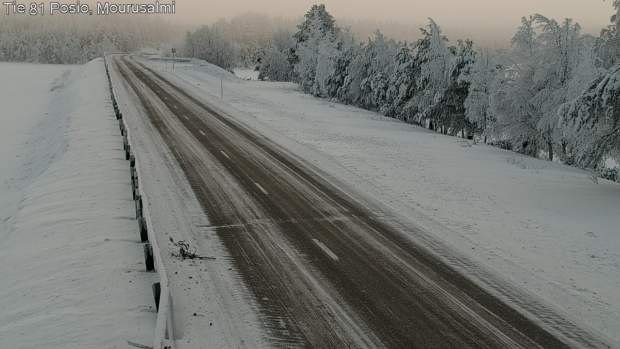 Kelikamerat Kuva Tie 81 Posio, Mourusalmi, Posio, Lappi